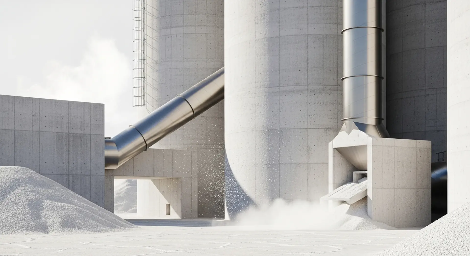 Modern Cement Manufacturing Facility Plant Detail
