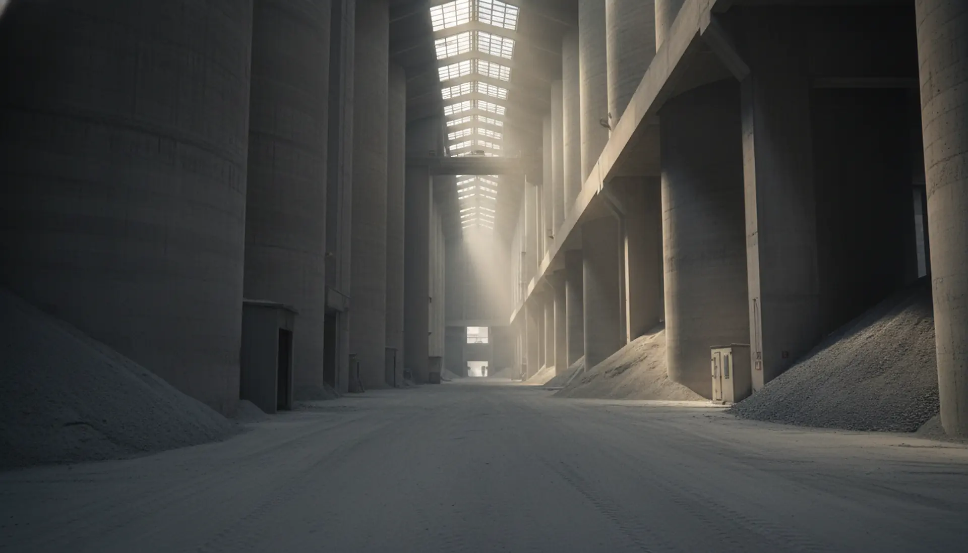 Modern Cement Manufacturing Plant Facility